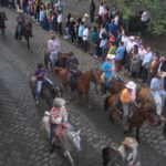 From the hotel balcony at the "Velorio de la Virgen" Parade - Jardin